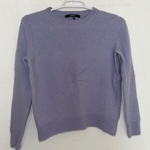 Quince Soft Purple Cashmere Crew Neck Sweater